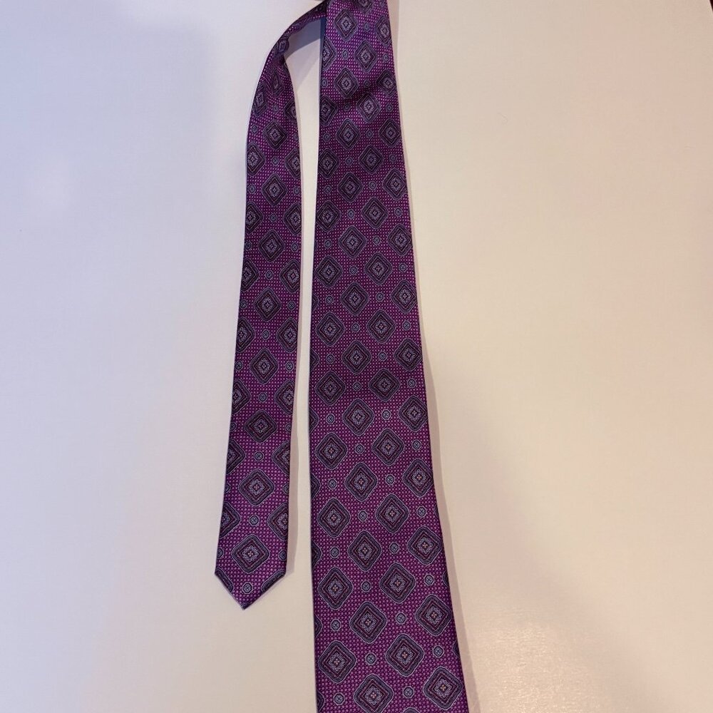 Mens Dress Tie.   Ermengildo Zegna. 100% Silk
